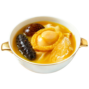 德叔鲍鱼正宗海刺参高端佛跳墙加热即食鲍鱼干货金汤炖盅袋装单人