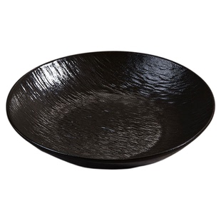 墨色高级感米饭碗家用2025新款陶瓷吃饭小碗鱼盘菜盘汤碗面碗餐具