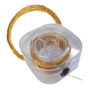 景泰蓝掐丝画用金丝银丝0.5*1.0mm镀金色氧化铝丝0.3珐琅扁丝10米