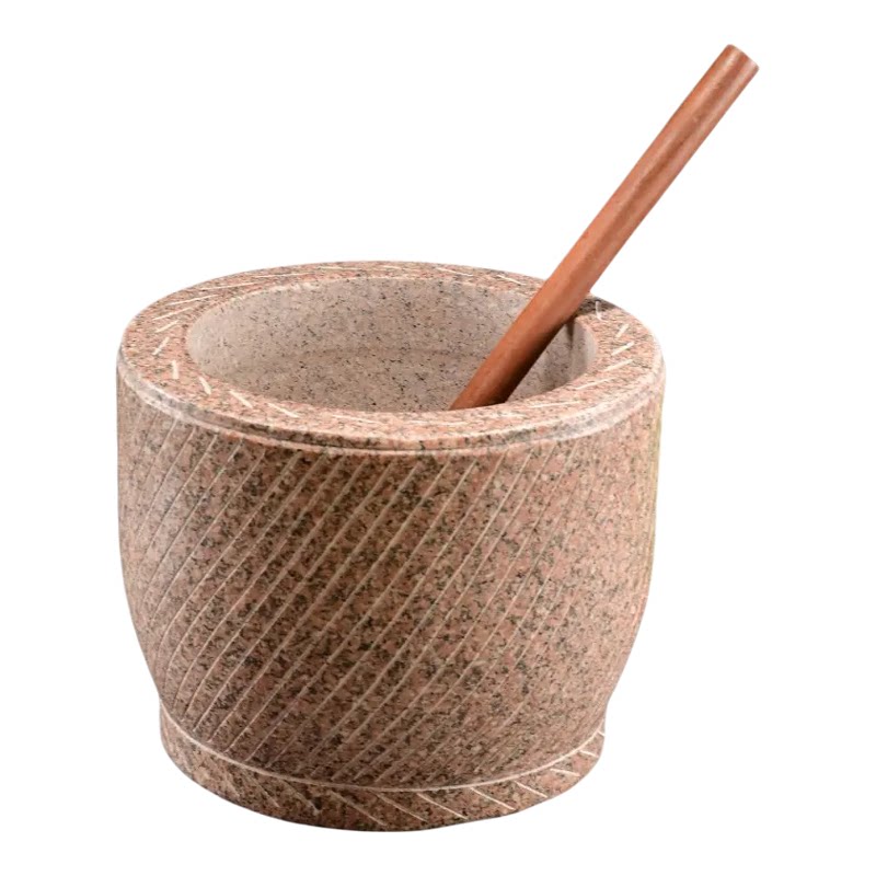 手工石雕大号年糕捣蒜器