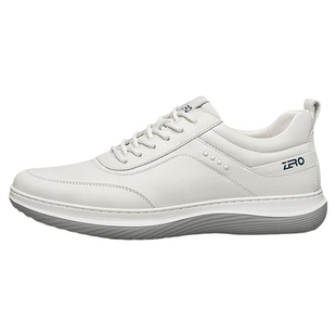 【商场同款】ZRO零度男鞋2025新款真皮小白鞋轻质简约运动休闲鞋