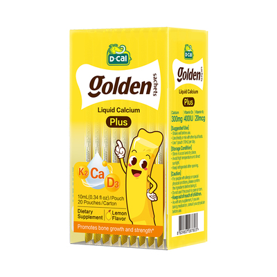 2盒装迪巧小黄条液体钙Plus