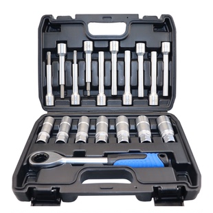 减震器塔顶螺丝拆装工具避震器芯上座螺丝拆卸器套筒扳手套装工具