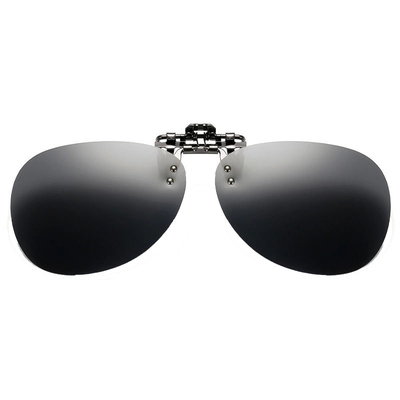 偏光太阳镜夹片男可上翻变色