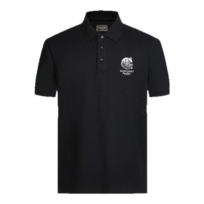 Mangano夏季商务刺绣短袖