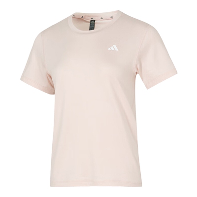 adidas阿迪达斯速干健身训练运动上衣26春女简约短袖T恤 KU8738