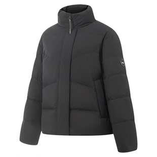 李宁女子短款羽绒服连帽2026冬季新款保暖防泼水鸭绒女士运动外套