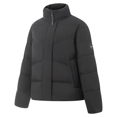 李宁女子短款羽绒服连帽外套