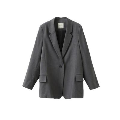 CHENXIAN羊毛混纺宽松西服外套