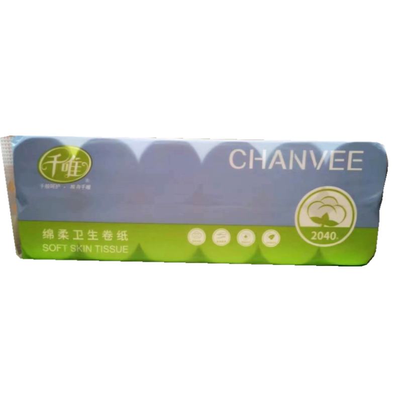千唯竹浆商用家用卷筒纸5层24卷