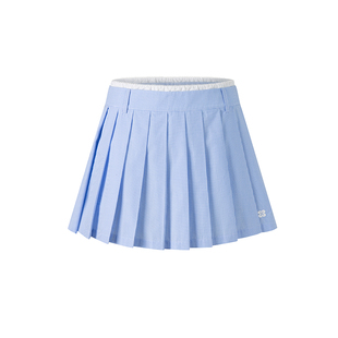 HERLIAN 2025夏季季新品女士百褶裙运动休闲百搭半身裙