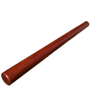 红木擀面杖缅甸花梨烘培面棍大果紫檀实木防身棍整木料加粗压面棒