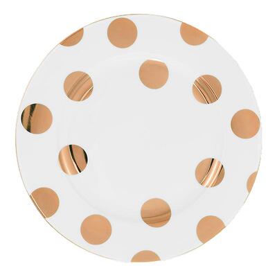 PipStudio金色波点餐盘碗家用