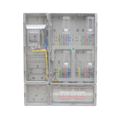 三相四线电表箱户外透明塑料家用