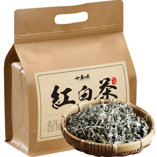 红白茶500g四川什邡特产级明前古树白老鹰茶嫩芽叶散装火锅凉茶叶