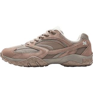 安踏灵羽丨轻质薄底休闲鞋女鞋2025冬季新款反绒皮潮流百搭运动鞋