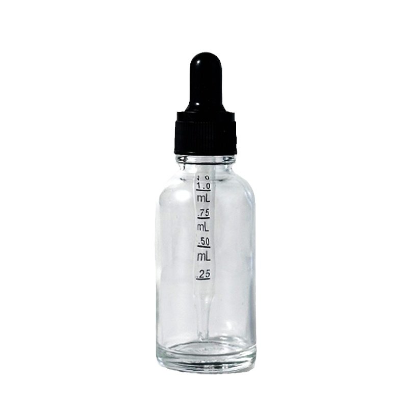 滴管分装瓶精华玻璃空瓶透明辅食油茶油核桃油香水高档精油分装瓶
