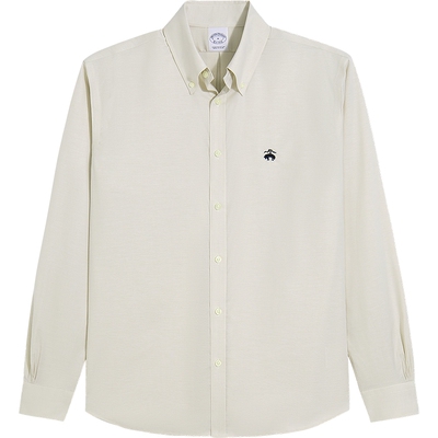 布克兄弟男士夏款牛津纺条纹衬衫