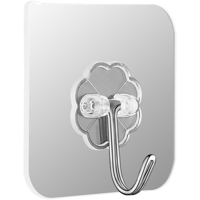 强力挂钩透明无痕粘钩贴墙上粘贴承重贴钩免打孔钩子浴室通用厨房