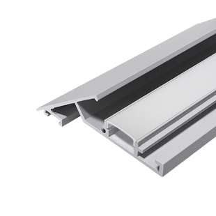 薄如蝉翼斜面灯槽铝槽45度回形顶灯带悬浮吊顶反光灯线性灯氛围灯