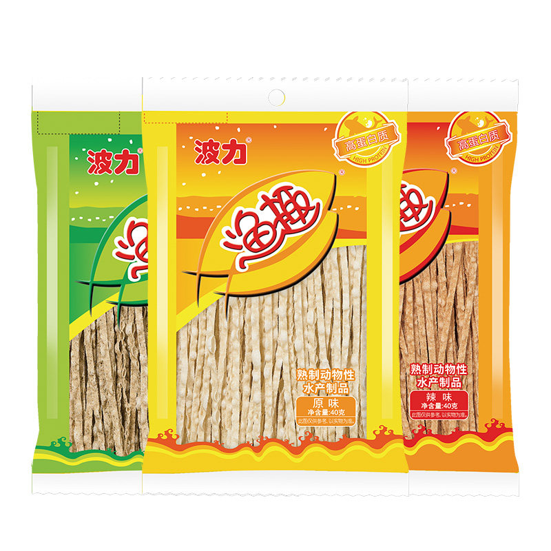 40g原味零食鱼干柳丝波力渔趣