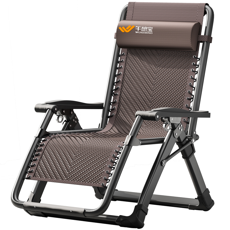 午憩宝躺椅午休折叠床2025坐睡两用藤椅阳台家用休闲老人靠背椅子