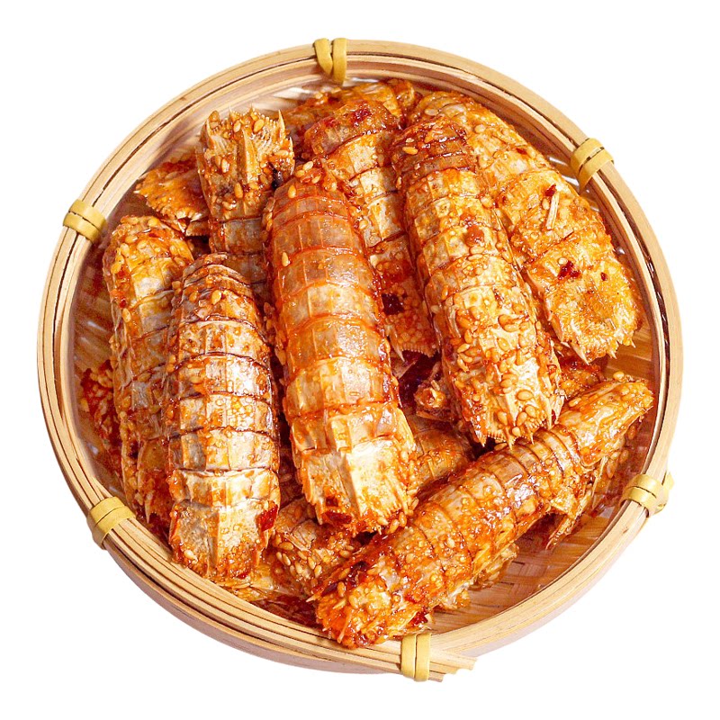 香辣皮皮虾麻辣虾干即食虾仁大虾