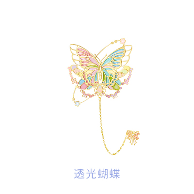 国自博蝴蝶世界金属书签