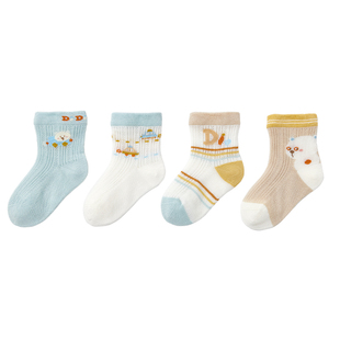 婴儿长筒袜夏季薄款透气无骨网眼袜子男女童宝宝不勒腿过膝防蚊袜