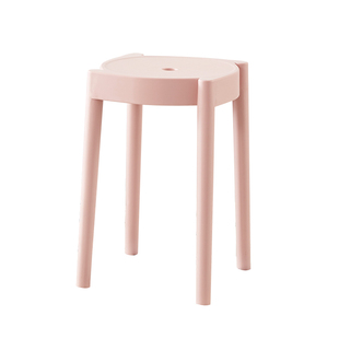 塑料凳子加厚家用北欧简约椅子客厅餐桌高板凳可叠放熟胶风车凳子