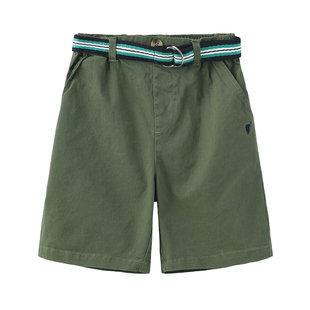 POLOWALK童装男童裤子儿童短裤夏季薄款中裤工装宽松五分裤童装