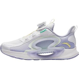 安踏儿童运动鞋女童逐月跑鞋2025夏季新款女大童专业跑鞋纽扣鞋子