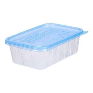 喇叭花一次性圆盒汤碗方盒透明外卖打包盒家用面碗饭盒带盖圆形