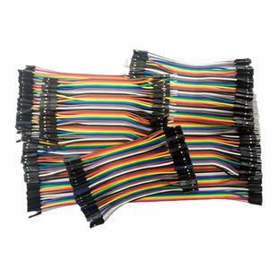 40P彩色杜邦线公对母对母公对公排线导线连接线10/15/30/20/40CM