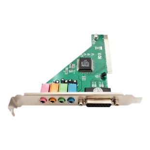 台式机PCI声卡8738独立立体声电脑内置主板4.1声道大板独立声卡