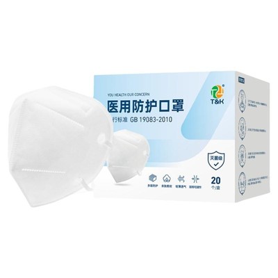泰恩康成人N95医用防护口罩灭菌