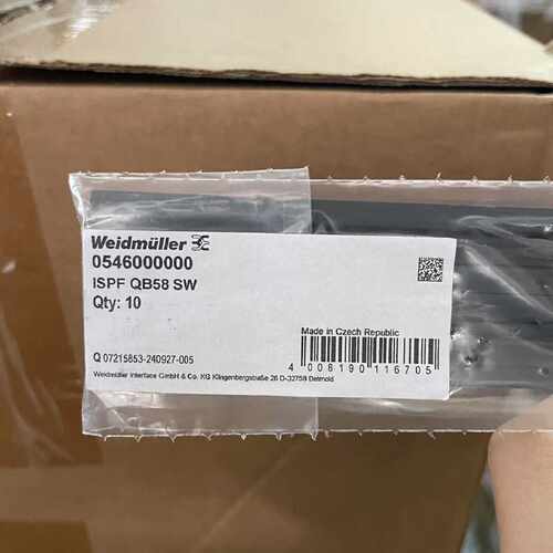 议价正品德国魏德米勒接线端子侧联梳QB 58/8/15ISPF QB58 SW整套