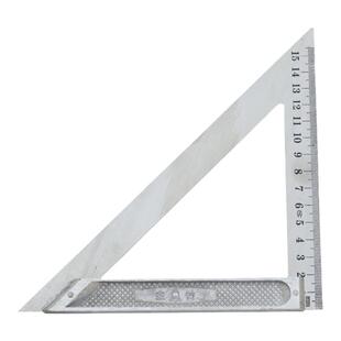 金铃牌45度三角尺直角尺20CM铝座角尺30CM加厚尺测量角度尺辅助线