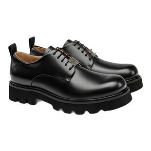 bootoop播途厚底真皮男士皮鞋2025新款高级感德比鞋cleanfit