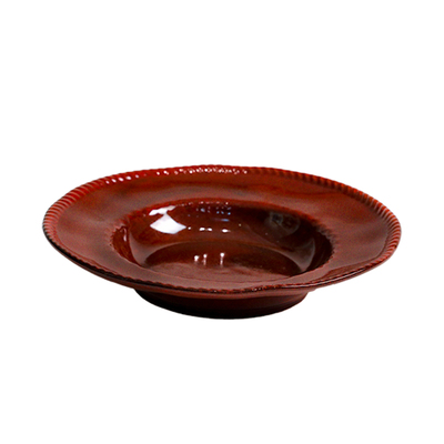 轻奢红色陶瓷餐具套装家用高级感