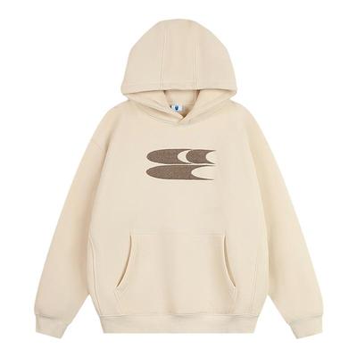 CryingCenter 奶油牙刷logo加绒短版连帽卫衣 哭喊中心