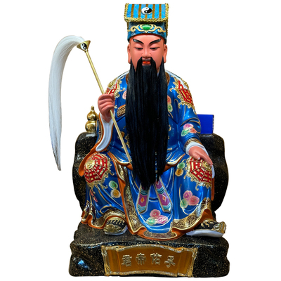 吕洞宾孚佑帝君香樟木雕吕祖神像纯阳真人祖师居家家用摆件