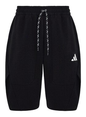 adidas阿迪达斯2026夏男拉绳运动裤舒爽宽松针织休闲短裤 LC6772