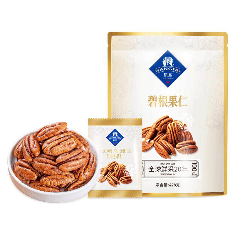 杭派奶香味碧根果仁袋装428g新品