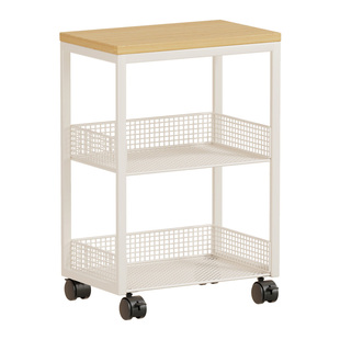 打印机置物架办公桌收纳架子桌边放置柜落地可移动带轮书架小推车