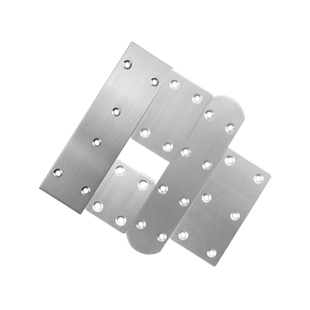 一字连接片直片不锈钢角码固定件黑色连接件T码L型加固铁片固定片