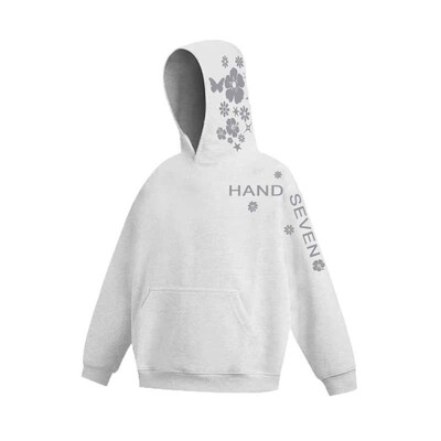 HandSeven美式高街风刺绣卫衣女2025新款秋冬国潮牌宽松连帽外套