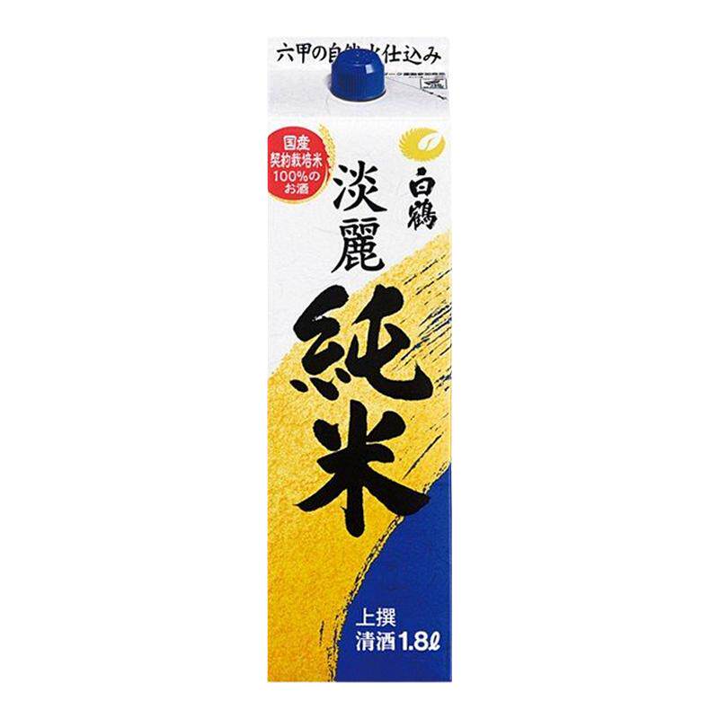 日本进口白鹤上选纯米清酒1.8L
