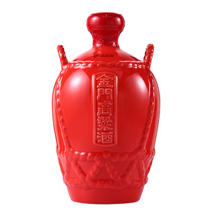 【2022年份】金门高粱酒58度红坛装1000ml正版喜宴礼酒红瓷瓶高粱