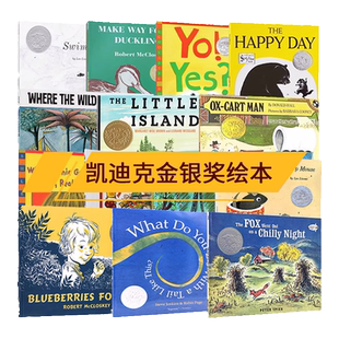 英文原版 2025凯迪克金银奖绘本 Chooch Helped 约瑟夫有一件小外套 野兽出没的地方 古纳什小兔 The Little Island/Inch by Inch